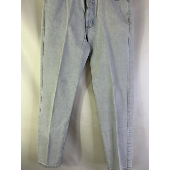 Vintage 90s GUESS High Rise Button Fly Tapered Faded Jeans USA - Picture 3 of 11